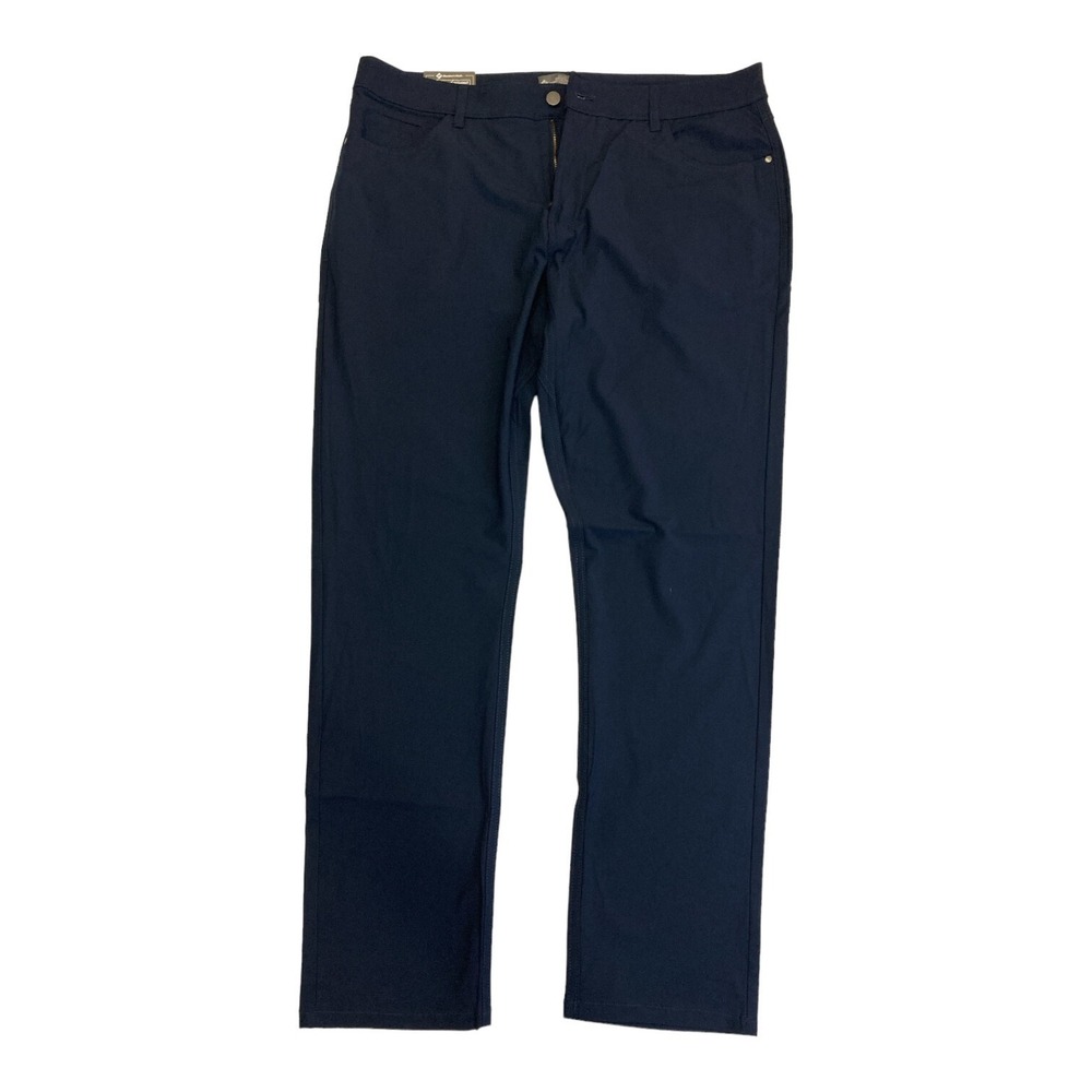NEW Men's Dark Navy MEMBERS MARK Benton Pants‎ Size 40X32